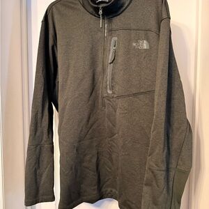 The North Face Olive Green Quarter-Zip Pullover